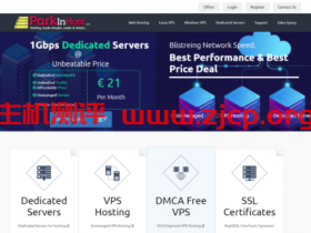 ParkInHost俄罗斯VPS：抗版权投诉无视DMCA，KVM虚拟无限流量@200Mbps带宽6折促销28.8美元/年起