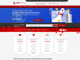 ArdHosting:印度尼西亚VPS,限时免安装费,12.6美元/月起,无限流量