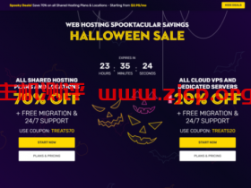 FastComet:万圣节大甩卖 2021,主机促销优惠,共享主机享70%折扣,vps/专用服务器30%折扣