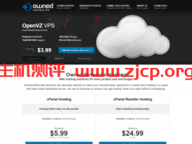 Owned-Networks：便宜VPS，1核/1G/30G SSD/1T/1Gbps/KVM/可选全球8大机房，月付$3.99起