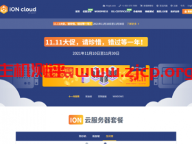 iON:双十一,美国VPS,1核/2G内存/50G SSD/2T流量/G口带宽,$11.11/季