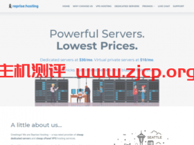 RepriseHosting:$27.97/月-L5640,16G内存,1TB硬盘,10TB月流量,西雅图机房