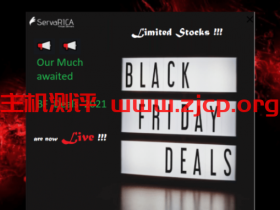 #黑五#servarica:加拿大vps,各种大硬盘vps,4-8T硬盘,100M/G口不限流量,月付$10起