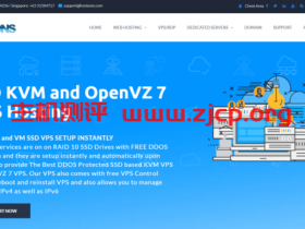 Hosteon最新8折优惠码发布,GTT/HE线路,全部为100Mbps不限流量