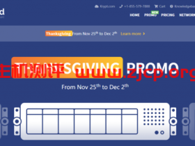 Krypt:ION平台圣何塞节点上线/8折优惠码/CN2优化