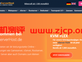 DeinServerHost：€3.5/月/3GB内存/20GB SSD空间/不限流量/1Gbps端口/DDOS/KVM/德国