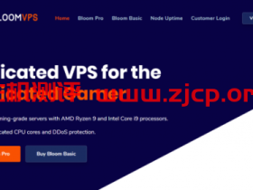 BloomVPS:1核/3G/60G NVMe/2T流量/1Gbps/犹他州/月付$6