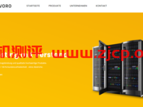 Avoro:€3/月/1核独享/2GB内存/25GB SSD空间/5TB流量/10Gbps端口/DDOS/KVM/德国
