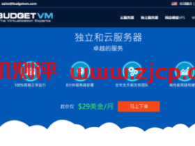 BudgetVM高防独立服务器首月5折,1Gbps无限流量,5个机房41.94美元起