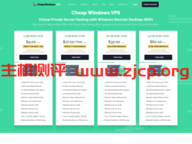 CheapWindowsVPS首月8折,4G内存1Gbps不限流量KVM首月7.2美元,8机房可选