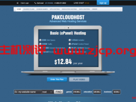 PakCloudHost:$12.2/年/1GB内存/30GB SSD空间/2TB流量/1Gbps端口/2 IP/DDOS/KVM/洛杉矶/新泽西