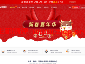网维云:2021新春嘉年华钜惠活动_2核2G5M云服务器仅需80元/3个月_购买一年更优惠_再送上85折优惠码