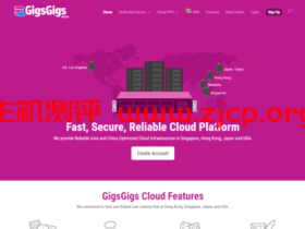 GigsGigsCloud:$12/月/512MB内存/20GB SSD空间/1TB流量/1Gbps端口/洛杉矶GIA/联通9929