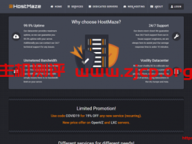 HostMaze促销罗马尼亚VPS,81折循环优惠,1Gbps带宽无限流量实付1.62欧元/月