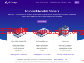 #大硬盘#AlphaVPS:2核/2G/1T HDD/3T流量/1Gbps/保加利亚/月付€5
