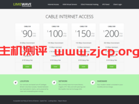 Limewave：$1/月/1核/512MB内存/10GB SSD空间/500GB流量/1Gbps端口/KVM/加拿大vps