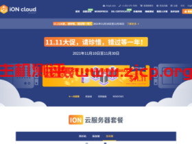 iON:双十一,美国VPS,1核/2G内存/50G SSD/2T流量/G口带宽,$11.11/季