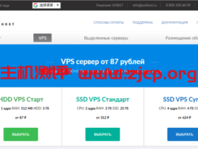 JustHost：俄罗斯便宜VPS，1核512M内存/5G硬盘/200Mbps/免费更换ip，7.7元/月起