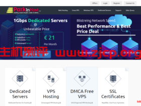 ParkInHost:欧洲专用服务器，法国/德国/荷兰机房，1Gbps带宽不限月流量，21欧元/月起，抗投诉主机
