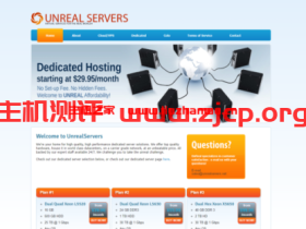 #黑五#UnRealServers:堪萨斯独服,全场5折,月付$50.00