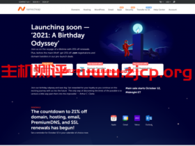 NameCheap:21 周年庆活动, 域名注册/转入/续费 21% 优惠