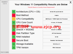 Windows11升级检测工具开源版【可查看不能升级原因】