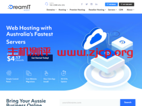 DreamHost:澳大利亚vps,6折优惠,1核/2G/50G Nvme硬盘/1TB流量,月付$5.97起