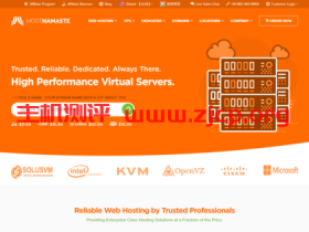 hostnamaste：美国vps/法国vps/加拿大vps，1核/1G内存/30G硬盘/1TB流量，20美元/年