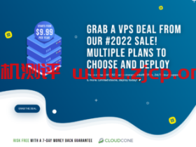 cloudcone:便宜美国vps,1核/0.5G内存/10G硬盘/2TB流量,月付$1.65,美国大带宽VPS年付$9.99起