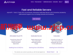 AlphaVPS:保加利亚vps,1核512M内存/125G硬盘/512G流量/1Gbps带宽,€15/年起,保加利亚独立服务器€34.99/月起