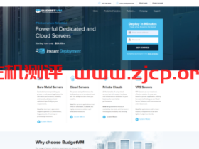 BudgetVM:独立服务器月付优惠$5,$81.88/月起,云服务器月付优惠$3.5,$25.5/月起,vps月付优惠$2.5,$12/月起