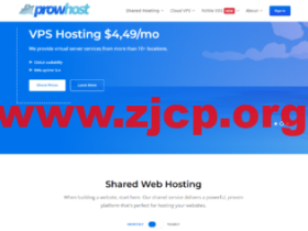 prowhost:美国vps,堪萨斯城机房vds,年付5折优惠,1核/6G内存/50G NVME硬盘/5TB流量/1Gbps带宽,$59,40/年起