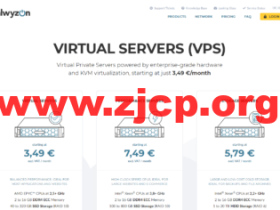 Alwyzon:奥地利VPS,2核(AMD EPYC)/2G内存//40G NVMe硬盘/20T流量,€35/年起