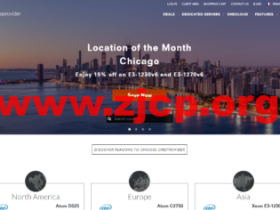 OneProvider:香港服务器,E3-1230/16GB内存/2TB硬盘/30TB流量/1Gbps带宽,$55/月起