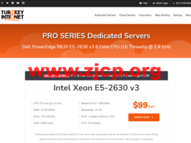 TurnkeyInternet:美国便宜独立服务器,E5-2630 v3/120GB固态硬盘/10TB流量/1Gbps带宽,$99/月,30天退款保证