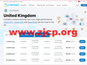 #上新#Contabo：英国机房VPS，免设置费，4核/8G内存/50 GB NVMe 或200 GB SSD硬盘/32TB流量/200M-1Gbps带宽，$8.24/月起，VDS$49.99/月起，裸金属服务器$329.99/月