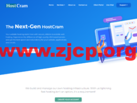 hostcram:美国达拉斯i9-11900K高性能CPU系列vps,1核/2G内存/40g NVMe/2T流量/1Gbps带宽,首月$2/月,续费$7/月