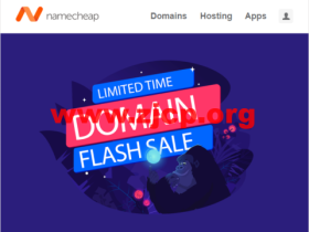 Namecheap:域名注册闪购,.com36%折扣, .net 23%折扣