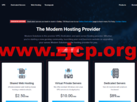 ModernSolutions:美国VPS,1核/1G内存/25G SSD硬盘/10T流量/1Gbps带宽,$2.5/月,可选洛杉矶/达拉斯机房