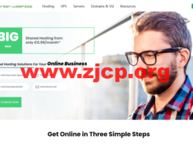 Greenwebpage:香港vps,1核/1GB内存/20GB SSD硬盘/1TB流量/1Gbps端口,€29.94/年,可选香港/洛杉矶/欧洲机房