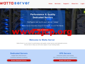 WattaServer:美国vps,1核/1GB内存/10GB SSD硬盘/1TB流量/1Gbps端口,$24/年,可选西雅图/芝加哥/达拉斯机房