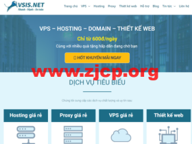 VSIS.NET：越南VPS，100Mbps+不限流量，移动直连，Linux和Windows同价，月付5.2美元起