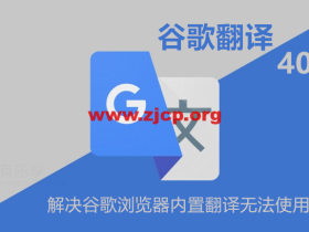 Chrome谷歌浏览器翻译功能失效解决办法!