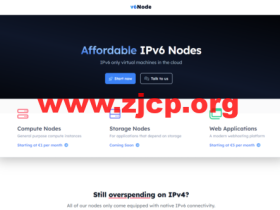 #黑五#v6node：美国vps，2核@AMD Ryzen 3900X/4GB内存/40GB NVMe/8TB流量/1Gbps带宽，€34/年