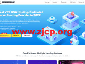 Database Mart:美国中配VPS/独服新年5折优惠,独立IPV4,高带宽不限流
