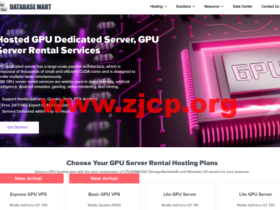 Database Mart: VPS/物理机/显卡服务器50%优惠,GPU VPS配置翻倍,$3.99/月起
