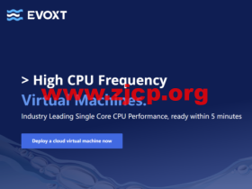 Evoxt:全场6折,香港机房VPS云服务器,1核/512MB内存/5G硬盘/500G流量,$2.99 /月起