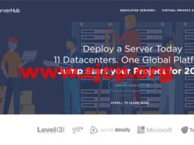 ServerHub:美国独服,双E5-2650v2/128GB/1TB SSD/不限流量/1Gbps带宽,$79/月,可选洛杉矶/西雅图等机房