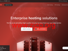 hostslim:荷兰VPS,1核/1GB/10GB/10Gbps端口不限流量,€12.95/年