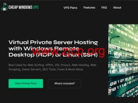 CWVPS:美国和欧洲地区Windows系统VPS促销,2核/4G/60G SSD/1Gbps不限流量,季付$14.95起,可选8大机房